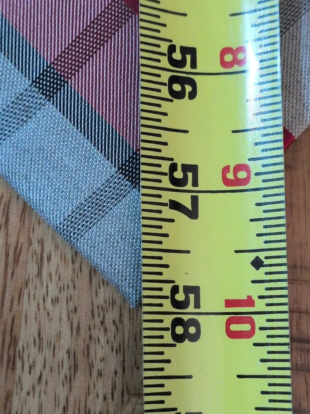 Michael Kors Plaid Check Skinny Tie Silk/Viscose Light Blue Pink Red3.25